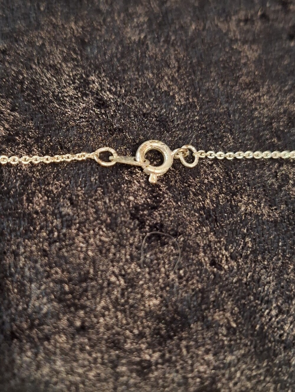 Diamonique 925 Sterling Silver Princess Cut CZ Solitaire Necklace - Picture 7 of 10